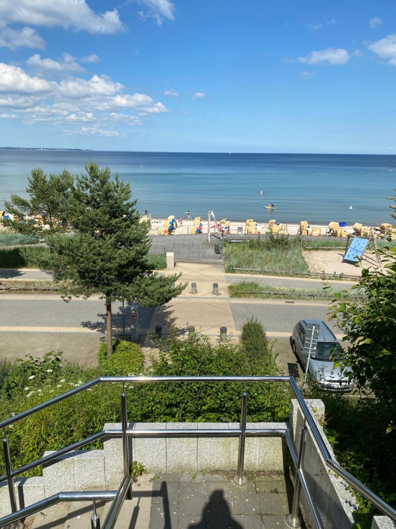Studio Mit Panorama-Meerblick Und Direkter Strandlage In Scharbeutz Luaran gambar